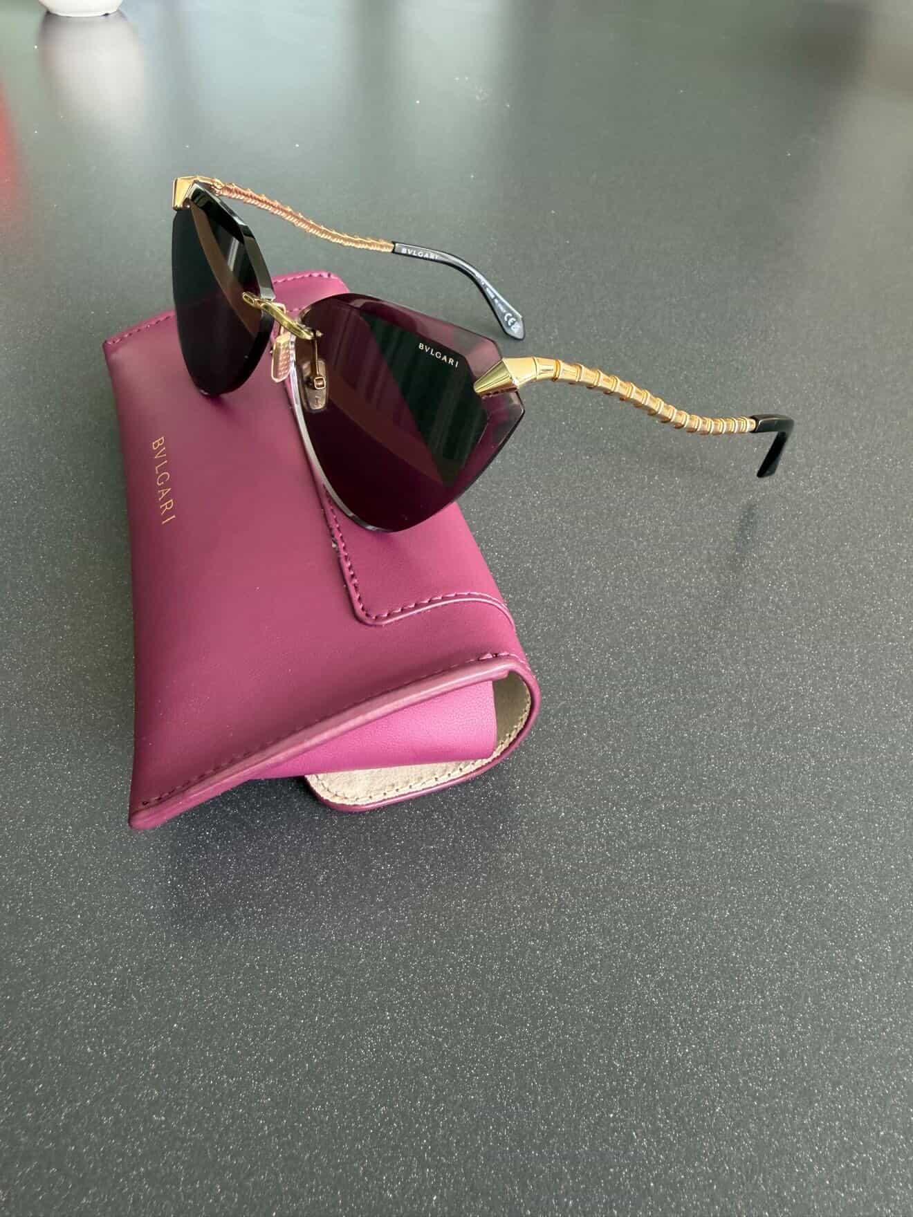 BVLGARI SERPENTI RIMLESS CAT EYE SUNGLASSES / Luxury Brands Malta/ Pre Owned/