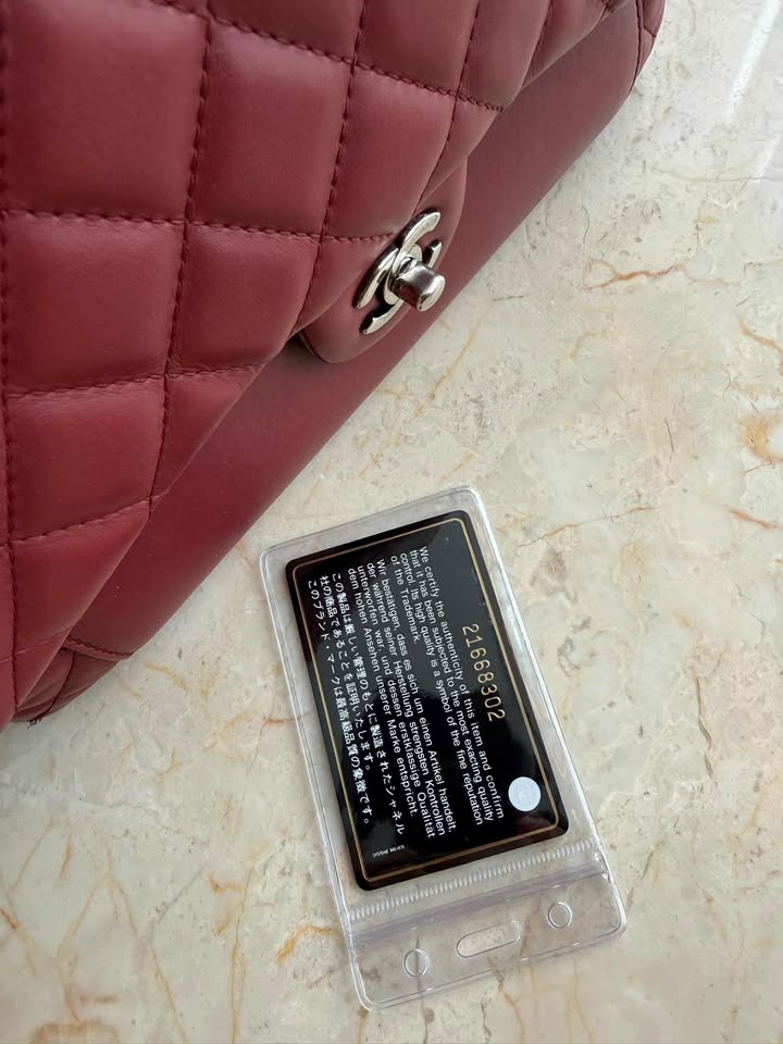 Chanel Classic Medium Double Flap Bag – Bordeaux with Ruthenium Hardware/ Luxury Brands Malta/ Pre Owned