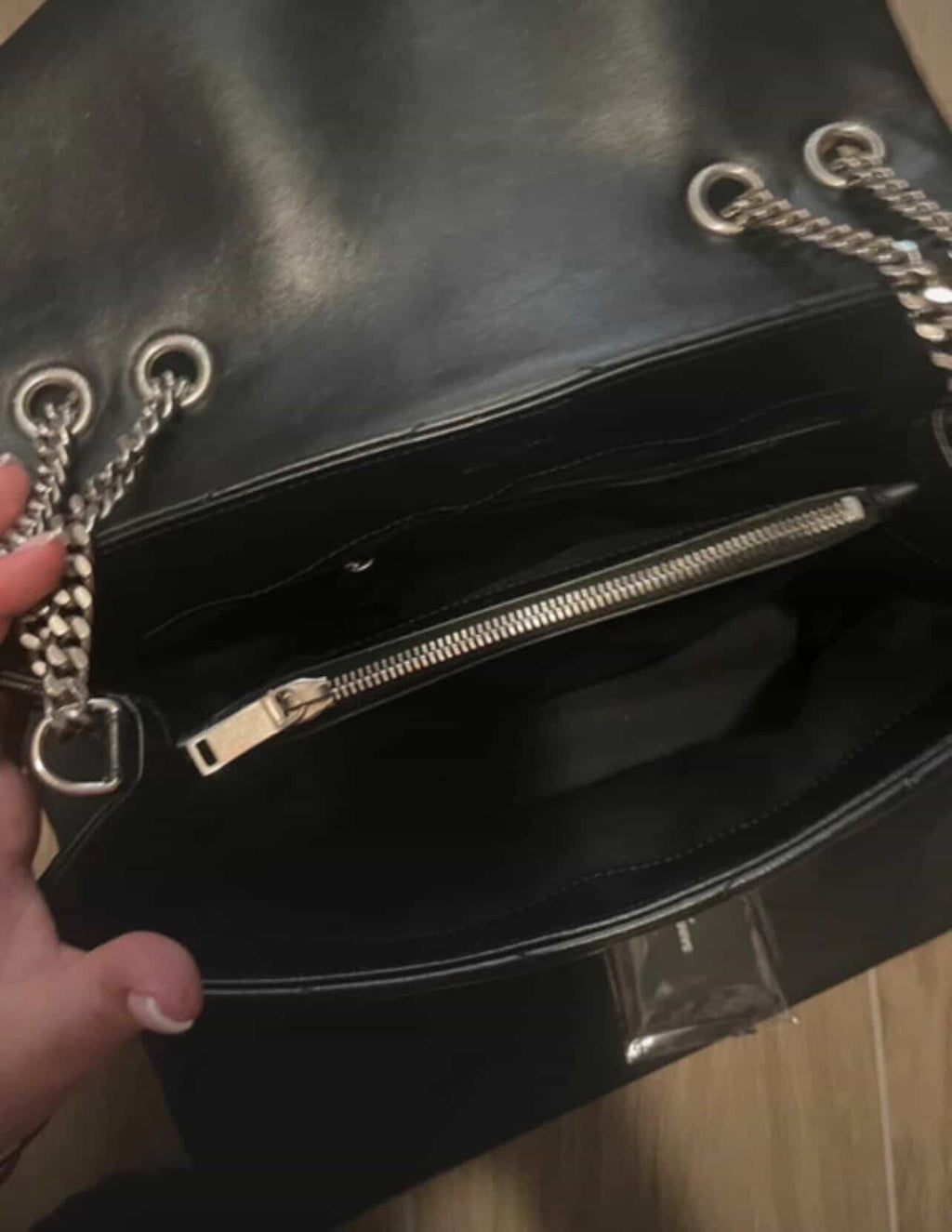 Saint Laurent Loulou Medium – Black Quilted Leather with Silver Hardware/ Luxury Brands Malta/ Pre Owned Luxury Brands